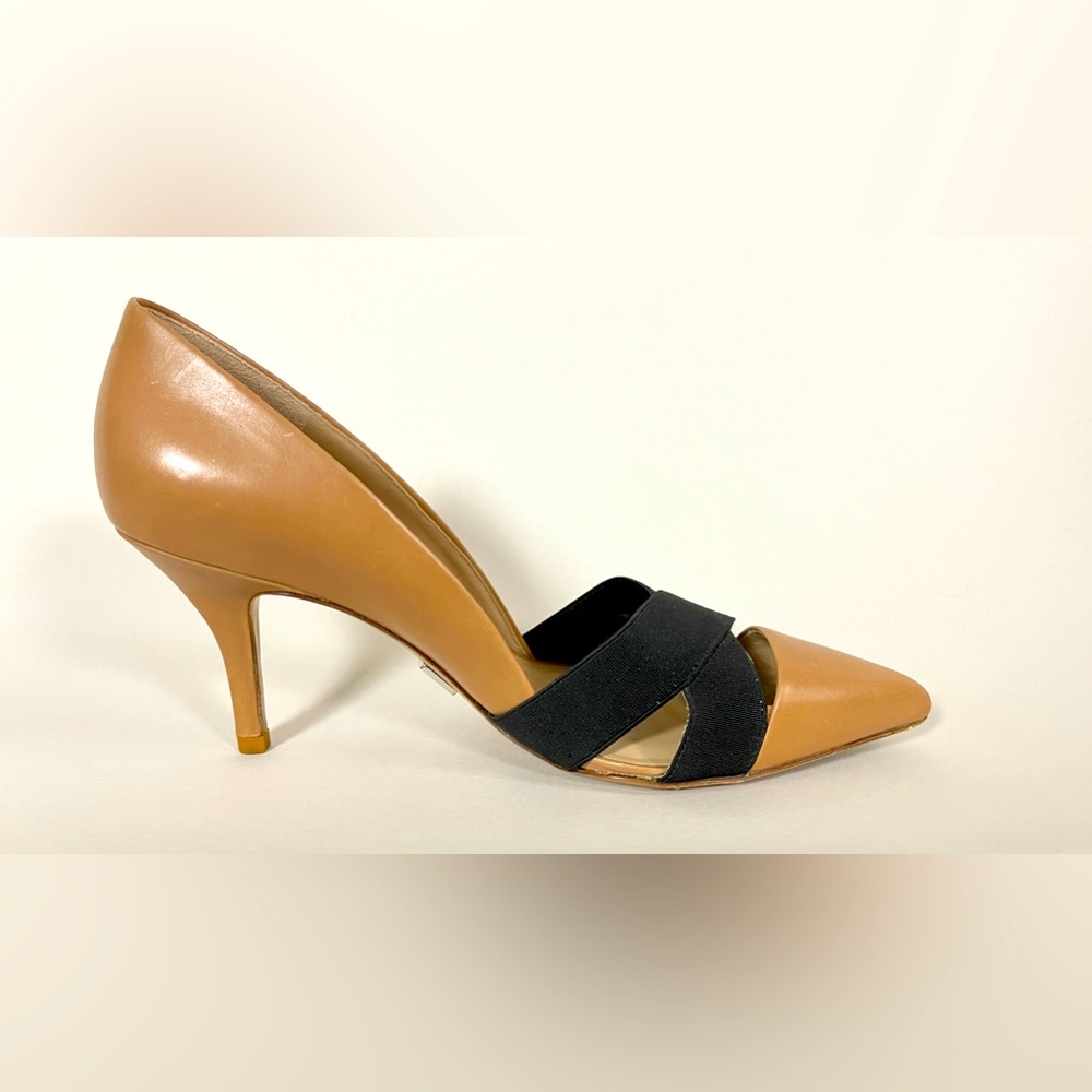 Michael Kors Stephanie Criss Cross Leather Pumps